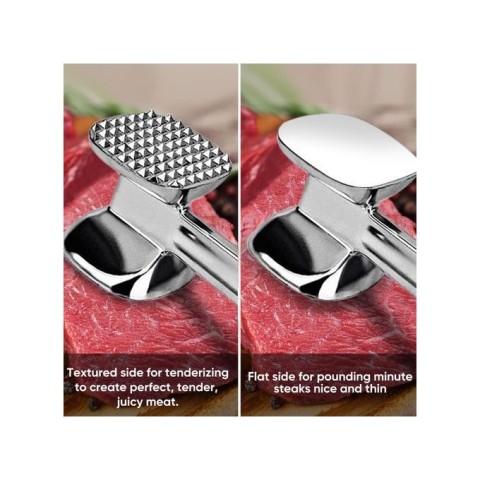 Kitchen Meat Tenderizer Hammer Tool Dual-Sided Nail Meat Mallet